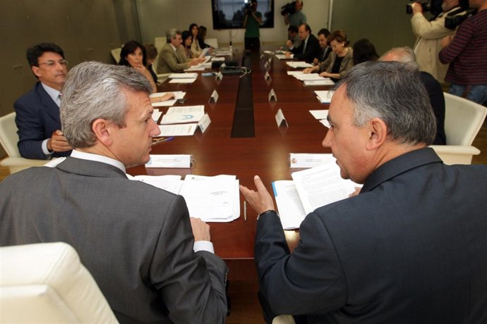 O conselleiro de Presidencia, Administracións Públicas e Xustiza, Alfonso Rueda,