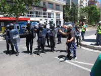 La marcha minera se salda con 76 atendidos por el Samur, de los cuales 33 son policías y 43, manifestantes