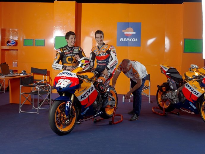 Dani Pedrosa y Marc Márquez