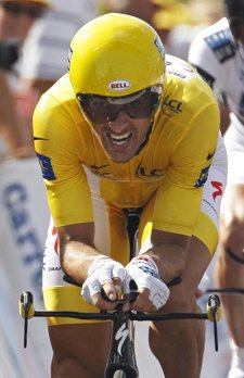 El ciclista Fabián Cancellara 