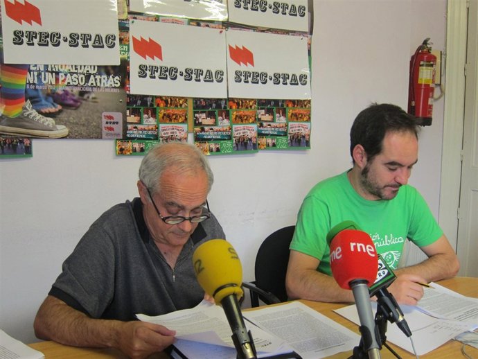 Rueda de prensa en el STEC