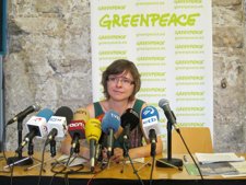 La delegada de Greenpeace en Catalunya, Anna Rosa Martínez