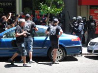 Las protestas del carbón dejan 18 detenidos, dos de ellos mineros, y 37 agentes heridos, dos de consideración