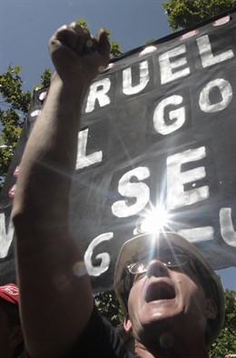 Protestas En Defensa Del Carbón