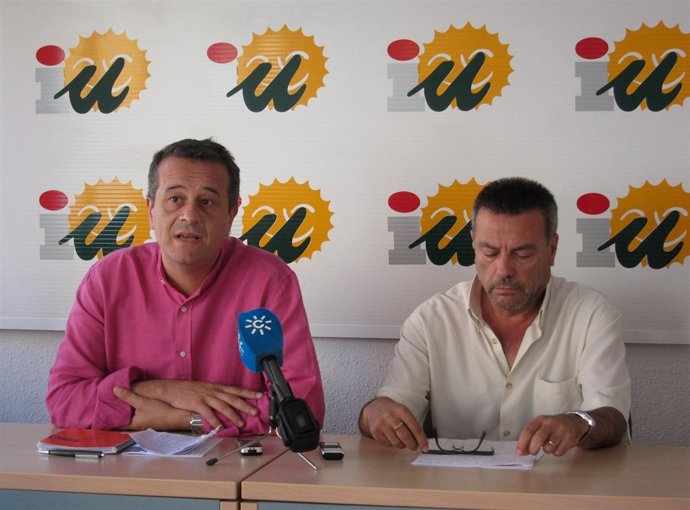 José Antonio Castro y Manuel García, de IU