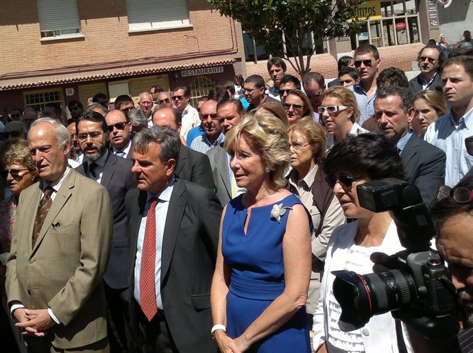 Aguirre, en el homenaje a Miguel Ángel Blanco en Majadahonda