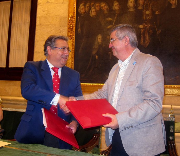 Juan Ignacio Zoido y Ricardo García