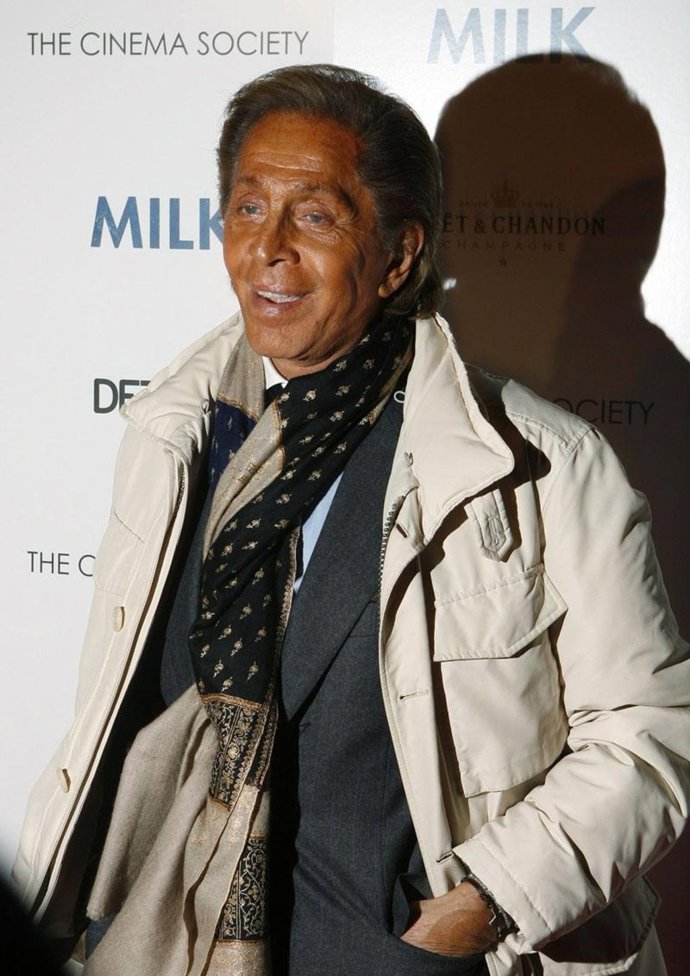 El diseñador Valentino 