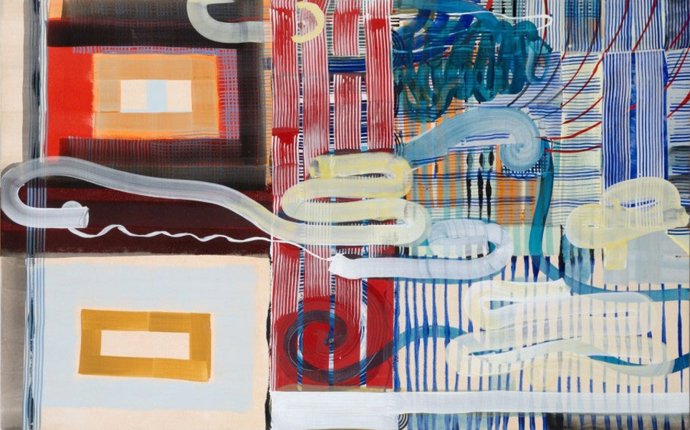 Obra de la muestra 'Abstracción y movimiento' del CAAC