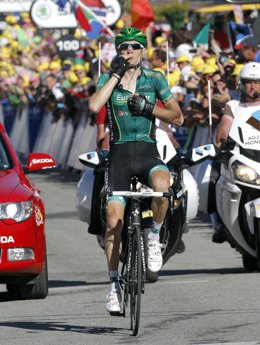 El francés Pierre Rolland (Europcar) gana en solitario en la etapa reina