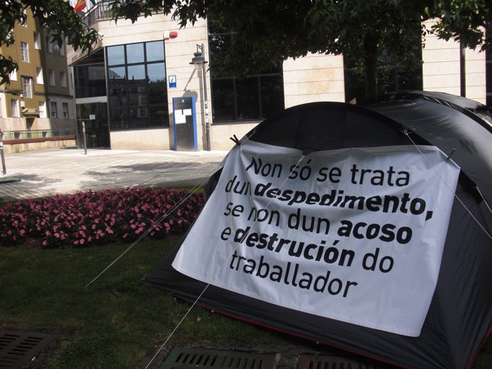 Despedido en huelga de hambre en Ferrol