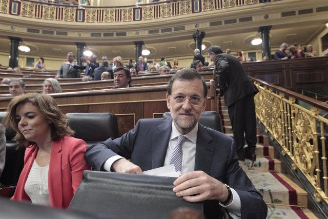 Mariano Rajoy habla en el congreso de los Diputados