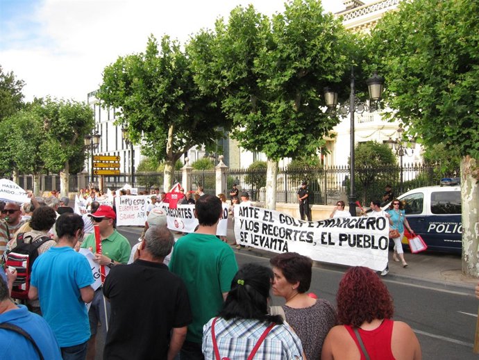 Concentración en Logroño