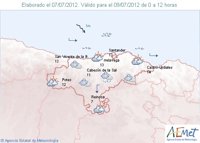 Los funcionarios de meteorología se suman a la 'Marea negra' coincidiendo con la visita del presidente de AEMET