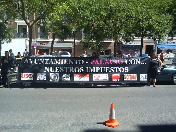 Protesta Empleados Municipales