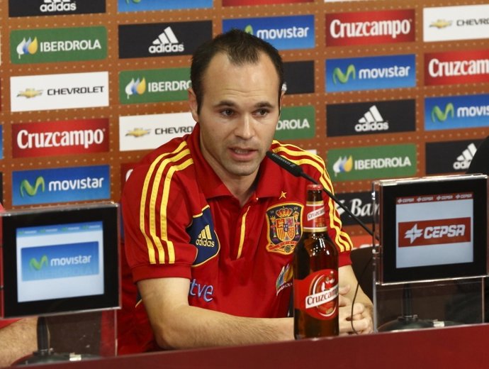 Andres Iniesta Rueda De Prensa Selección