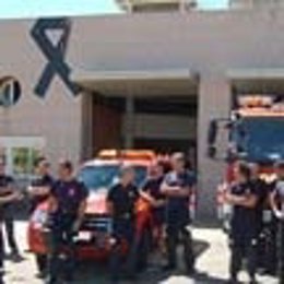 Minuto de silencio por la muerte del jefe del GERA