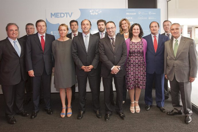 Diego en la presentación del proyecto 