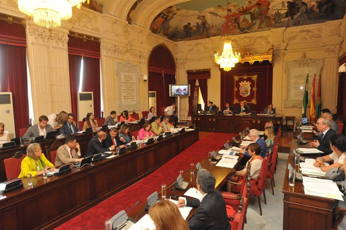 Pleno del Ayuntamiento de Málaga