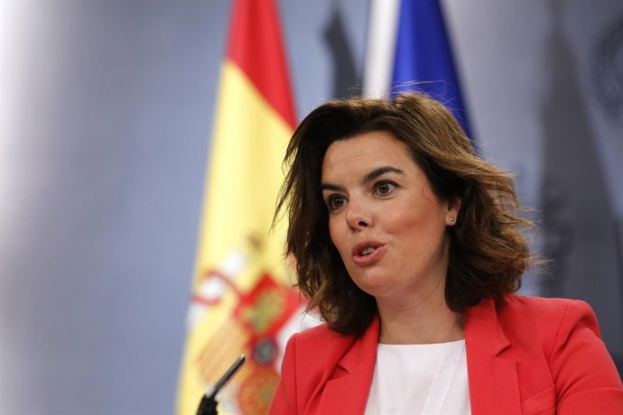 La vicepresidenta en rueda de prensa