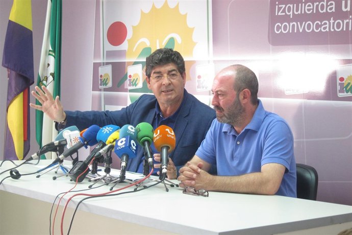 El vicepresidente de la Junta de Andalucía, Diego Valderas, en Huelva.