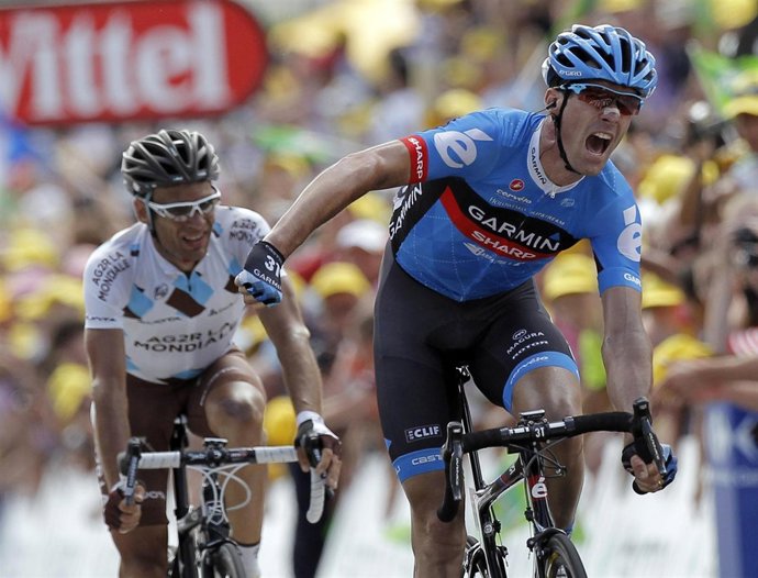 David Millar gana la etapa 12 del Tour de 2012