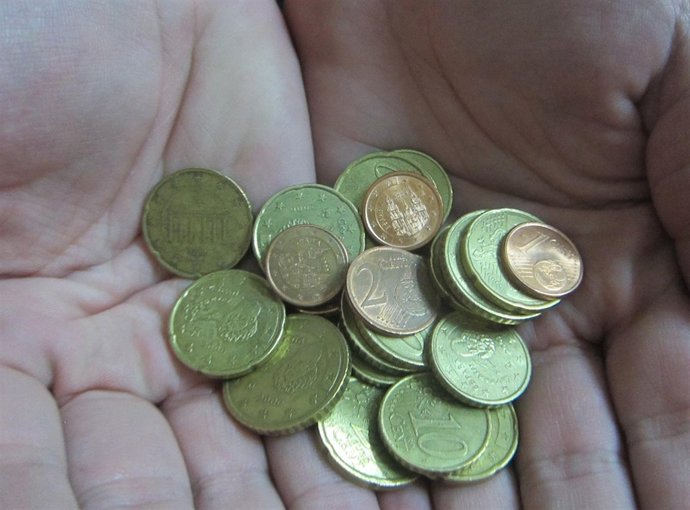 Monedas, Céntimos, Euros, IVA, Pagar, Crisis