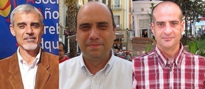 Los tres candidatos a la secretaría local del PSPV en Alicante