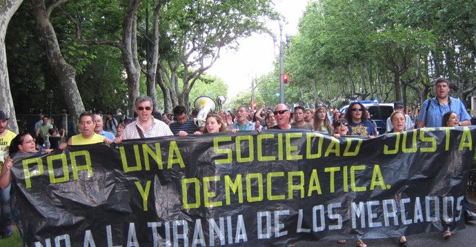 Manifestación en Valladolid contra los recortes del Gobierno