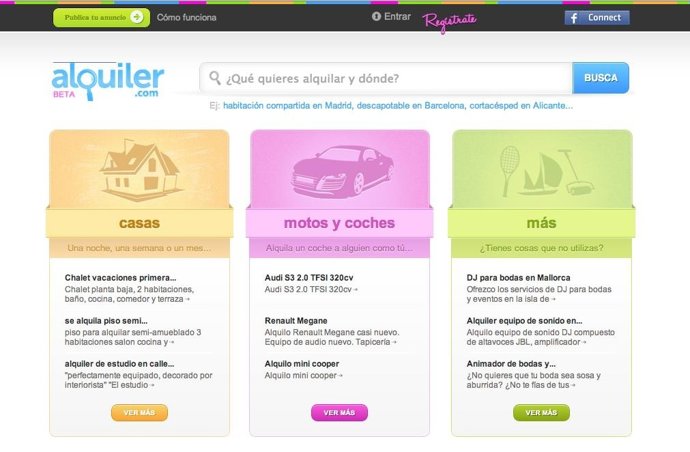 Página web alquiler.Com