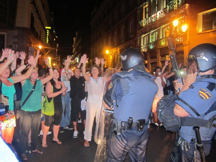 Manifestación contra los recortes en Madrid