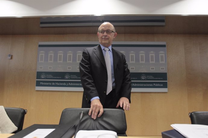 El ministro de Hacienda, Cristóbal Montoro, en el CPFF