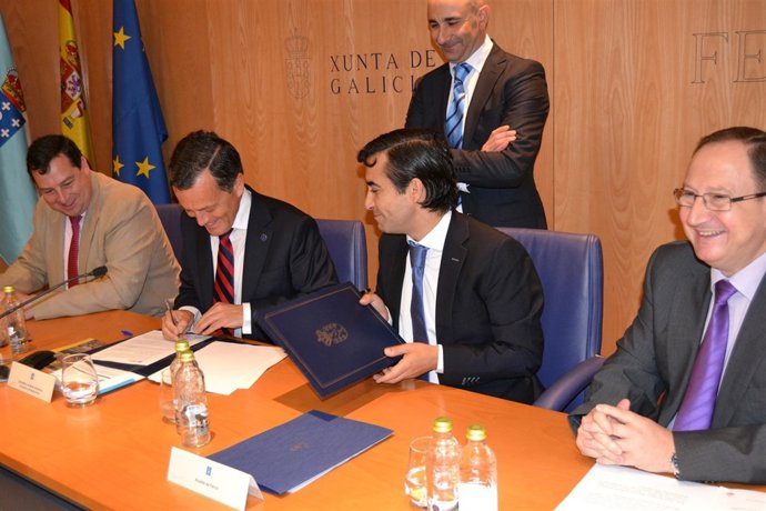 Firma Convenios De Saneamento Nota De Prensa Coa Intervención Do Alcalde De Ferr