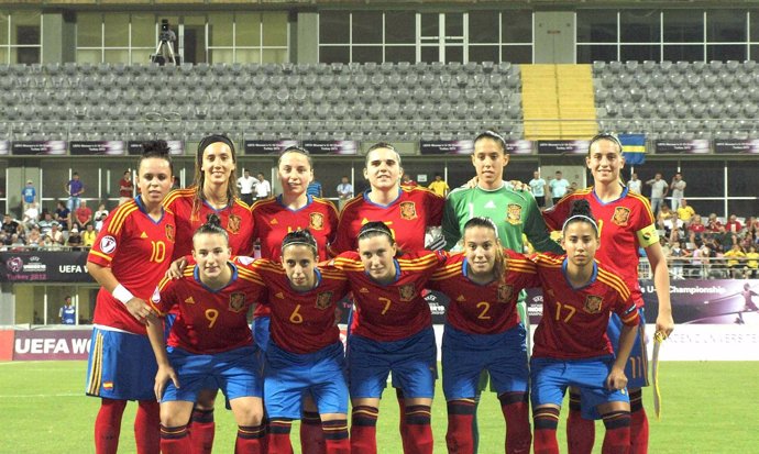 La selección femenina sub-19 en la final del Europeo