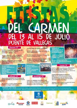 Cartel de las fiestas del Carmen