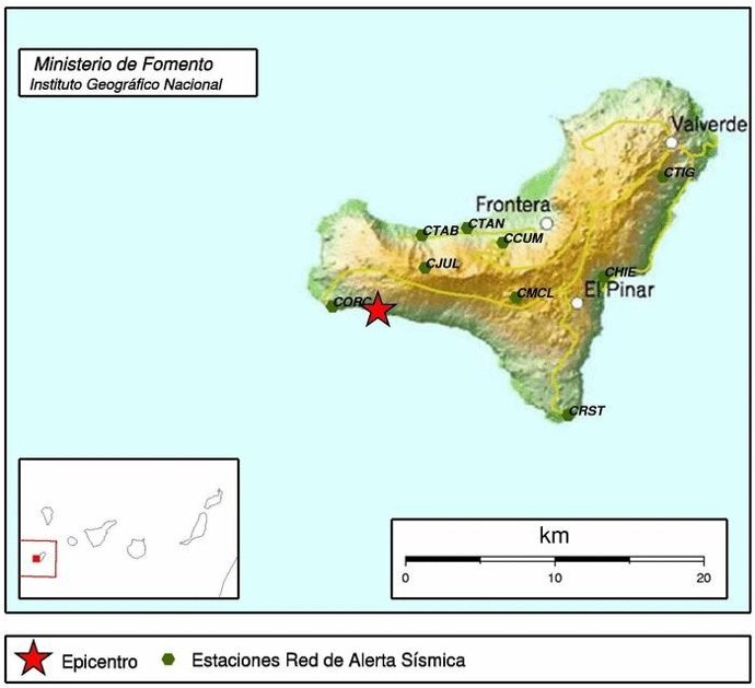 Localización Del Sismo De 3.4 Grados