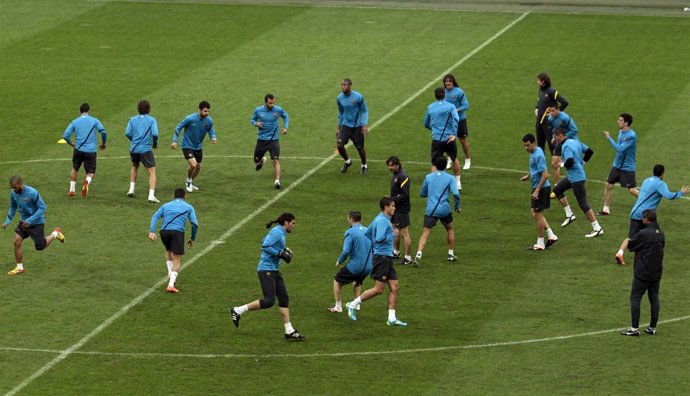 Entrenamiento FC Barcelona
