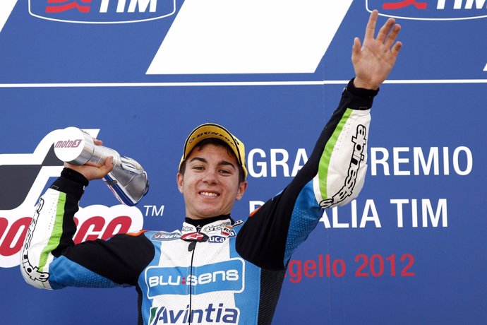 Maverick Viñales GP Italia podio