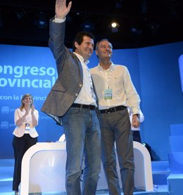 José Císcar Y Alberto Fabra En El 13 Congreso Del PP De Alicante
