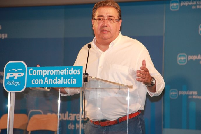 Juan Ignacio Zoido en un acto del PP de Málaga