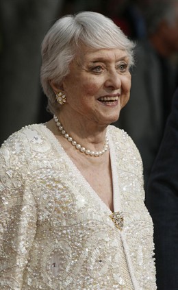 La actriz Celeste Holm 