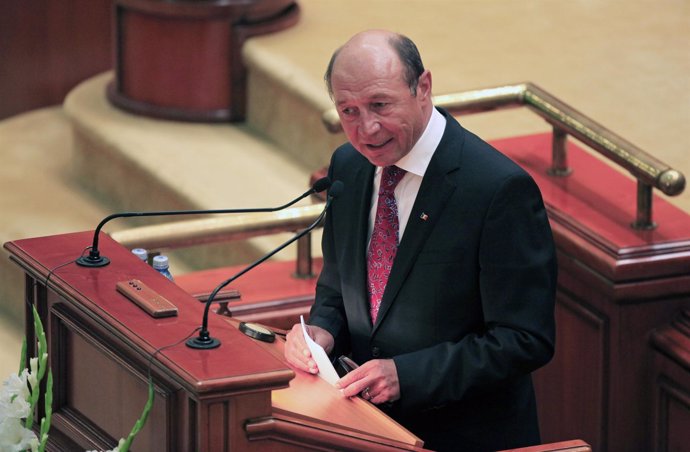 Traian Basescu, presidente de Rumanía