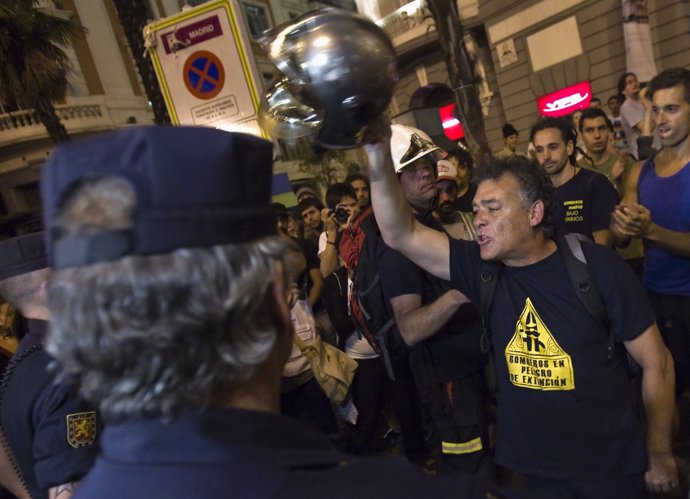 Manifestación de funcionarios en Madrid