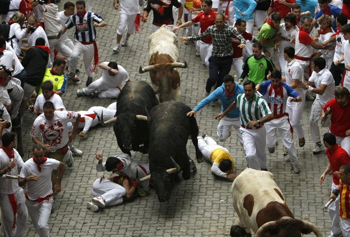 Carrera de los Sanfermines