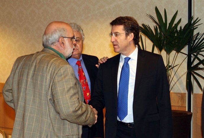 Feijóo en su primer día de viaje en Brasil