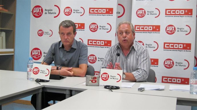 Daniel Bueno y Antonio Jiménez en rueda de prensa