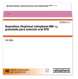 Ibuprofeno arginina