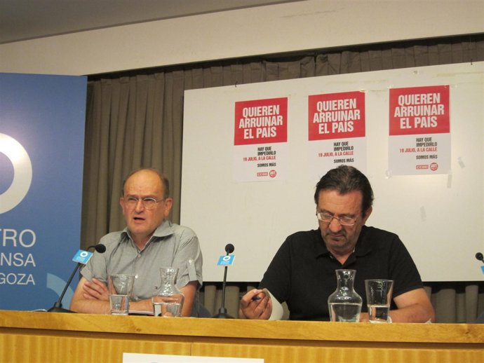 Julián Lóriz y Julián Buey.