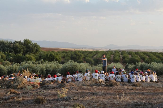 Curso sostenibilidad con alumnos