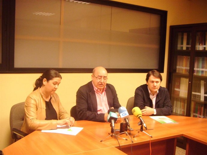 Los secretarios xerais de UUAA, XXAA y SLG